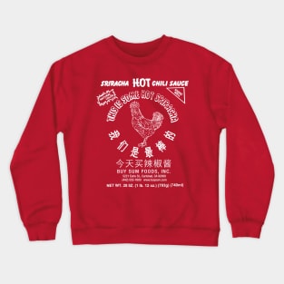 Sriracha Hot Chili Sauce Rooster Crewneck Sweatshirt